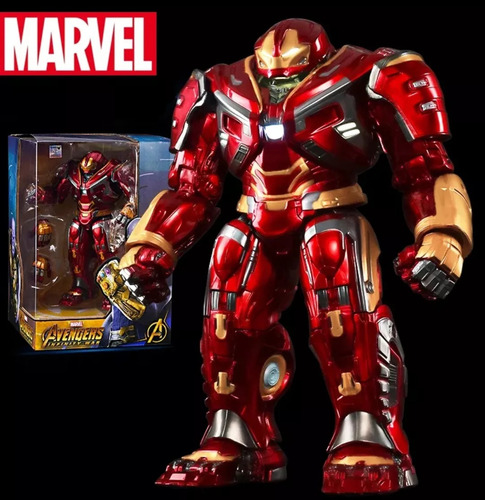 Hulkbuster Zd Toys Luz Ojos/pecho Mide 20cm Caja Maltratada (Reacondicionado)