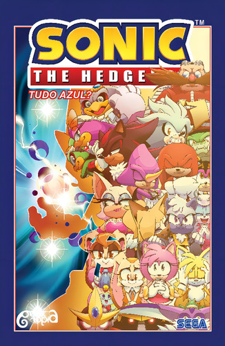 Sonic The Hedgehog – Volume 8: Tudo azul?: ( ACOMPANHA PÔSTER E MARCADOR), de Flynn, Ian. Editorial GEEKTOPIA, capa mole em português, 2022