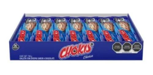 28 Pack Galletas Chispas De Chocolate Chokis Gamesa 57gr C/u