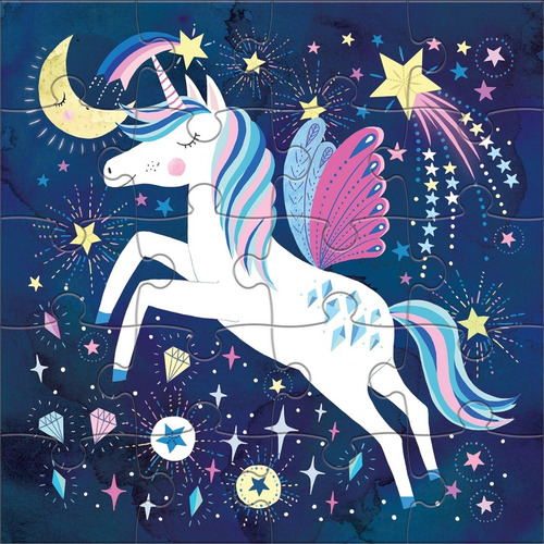 Rompecabezas Magnético Magical Unicorn. Incluye 2 Rompecabez