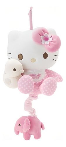Movil Musical Para Cuna Hello Kitty Carrusel Giratorio