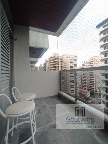 Imagem 15 de 30 de Apartamento Alto Padrão, Com 3 Dormitórios E Lazer Completo No Condomínio Em Região Nobre Na Praia Das Pitangueiras. - 3596