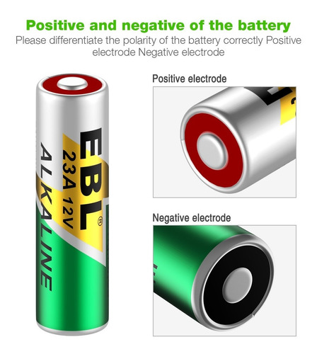 Pilas Alcalinas Ebl 23a 12 Voltios (2unidades)
