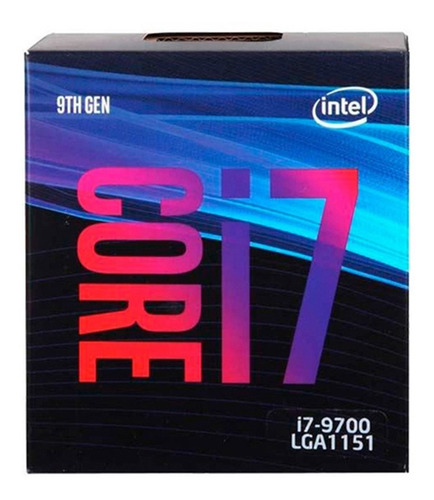 Micro Procesador Intel Core I7 9700 4.7ghz Coffee Lake