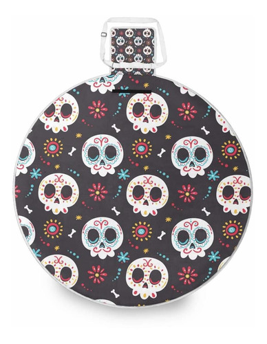 Manta Plegable Para Picnic Al Aire Libre Diseño Calavera Dia