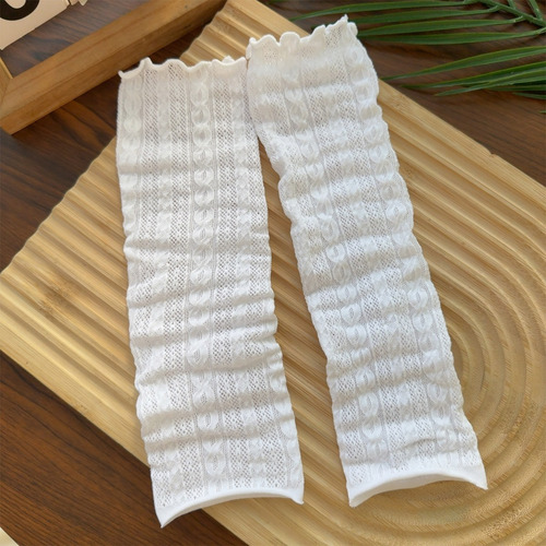 Calcetines Largos De Encaje Para Mujer, Calcetines Hasta La