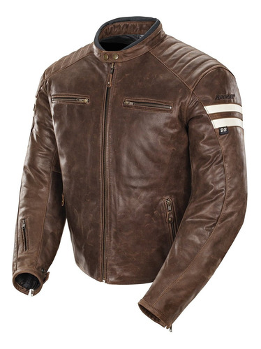 Joe Rocket Classic '92 - Chaqueta De Piel Para Motocicleta .