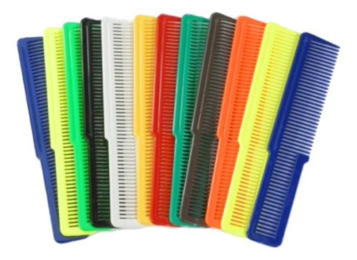 12 Peines Paleta Tipo Wahl Para Corte Colores