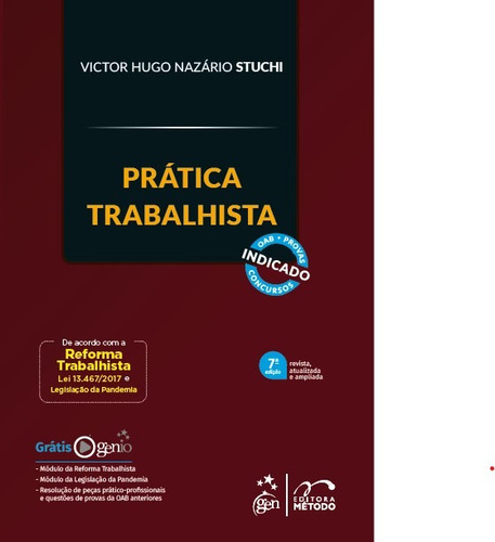 Prática Trabalhista, de STUCHI, Victor Hugo Nazario. Editorial Editora Forense Ltda., capa mole em português, 2021
