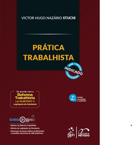 Prática Trabalhista, de STUCHI, Victor Hugo Nazario. Editora Forense Ltda., capa mole em português, 2021