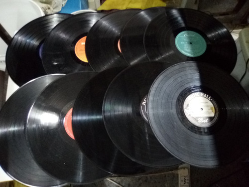 10 Discos Vinilos 30 Cm Para Decoracion-en Congreso