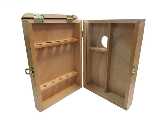 Imagen 1 de 8 de Caja Profesional De Madera Para Pintor 23x16.5x6.5cm Artmate