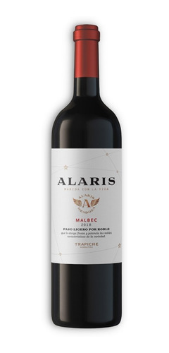 Vino Alaris Malbec 750ml Trapiche Mendoza Argentina