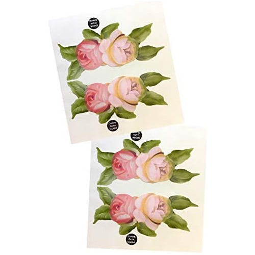 Ka Mixer Decal Cover Kit 2x Victorian Vintage Rose Flow...