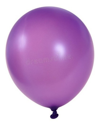 Globos Latex Violeta 12 Pulgadas X 10 Unid. Deco Cotillon