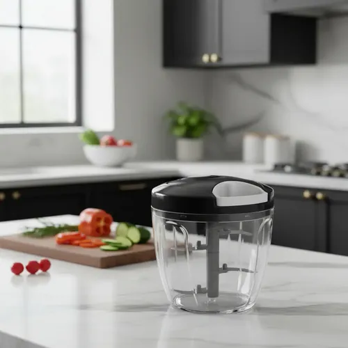 Processador Manual Souleve 5 Lâminas Inox 900ML Para Alho Cebola ...