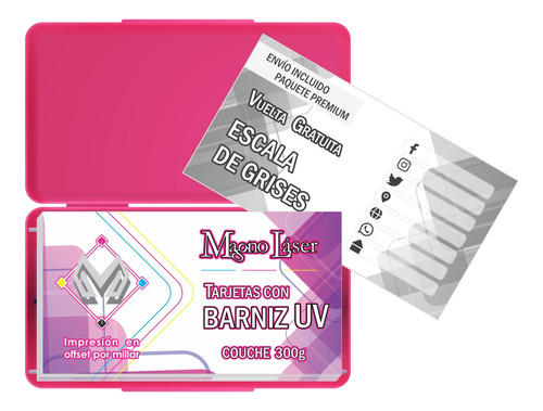 Tarjetas De Presentación, 4x0, 4x1, Barniz Uv Frente, Millar