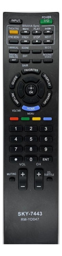 Mando a distancia Sony Bravia RM-YD047 KDL40ex505 Lcd/LED para televisor