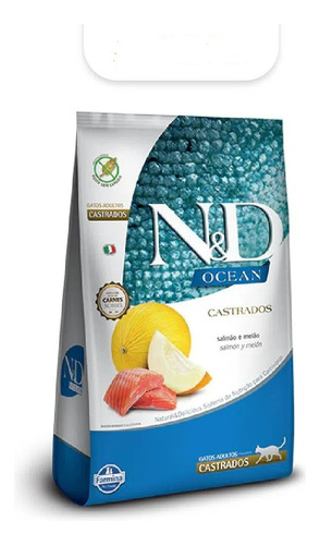 Farmina Ocean N&d Gato Castrado Salmon Y Melon 7,5kg