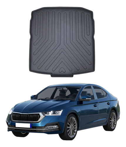 Alfombrilla Trasera Para Maletero Skoda Octavia 2020+ Todo