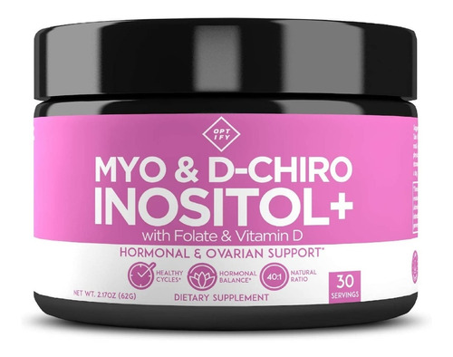 Myo-inositol Y D-chiro Polvo