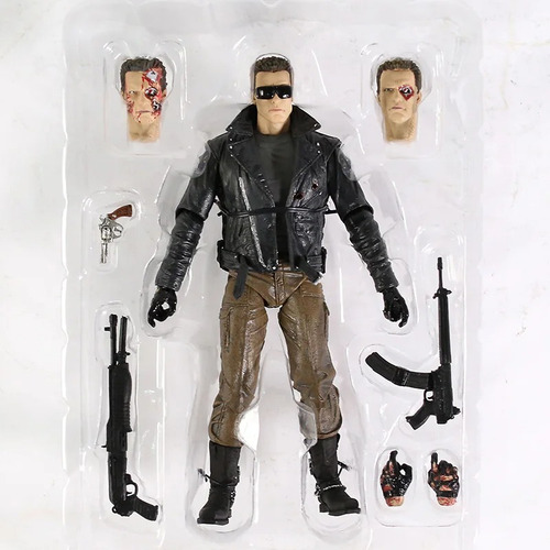 Figura De Acción Neca Terminator 2 Ultimate T-800, Coleccion