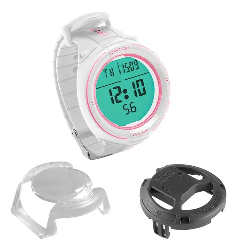 Ordenador de buceo Cressi GOA con interfaz y protector color