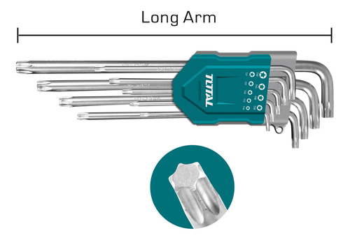 Juego De Llaves Torx 9 Pzas Ref. Tht106392 Total