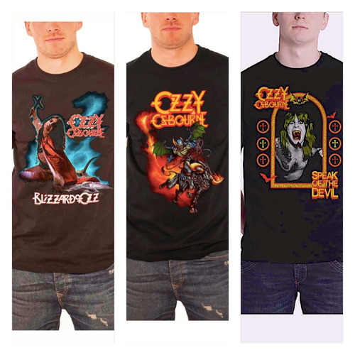 Remera Ozzy Osbourne Importadas De Uk Modelos Inéditos