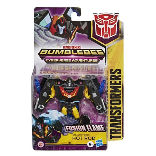 Figura Transformers Cyberverse - Hot Rod Fusion Flame