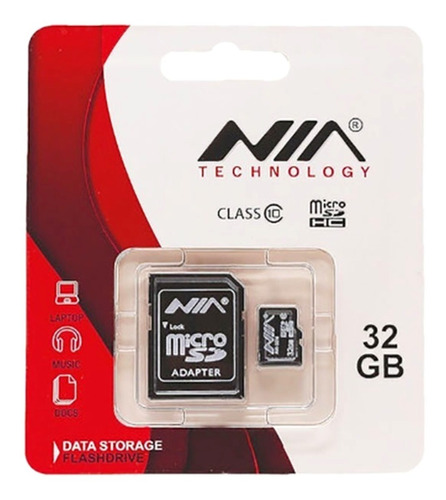 Memoria Micro Sd Nia Tarjeta Class 10 Tf