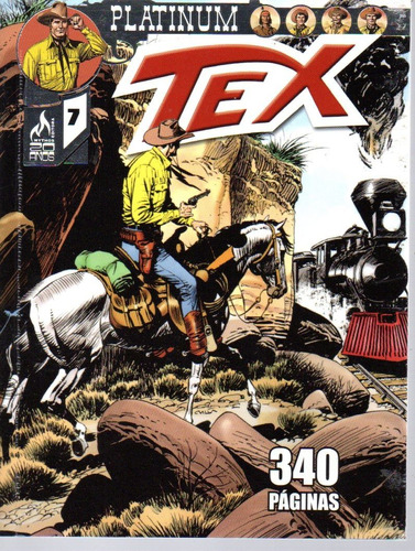 Tex Platinum 07 - Editora Mythos 7 - Bonellihq Cx385 G18