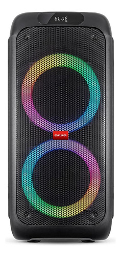 Caixa De Som Aiwa Party Aws-pb-01 Preto 200w Bluetooth Preto Preto