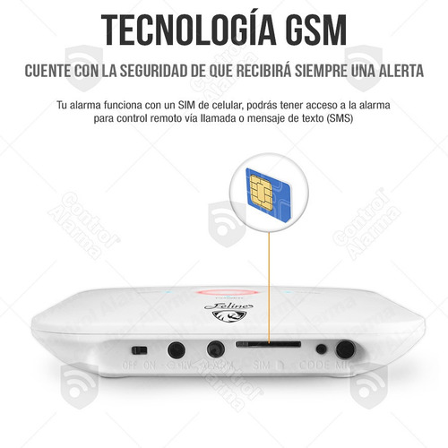 Imagen 3 de 9 de Alarma Gsm Inteligente Seguridad 2s Alerta App Casa Negocio