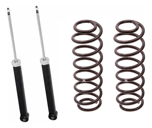 Kit Amortiguadores, Resortes Ag Para Vw Lupo 03-09 Tras