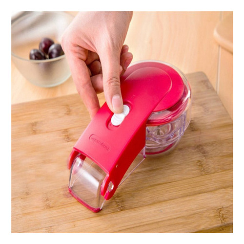 Removedor de semillas de cereza para cocina Cheerios, color rojo