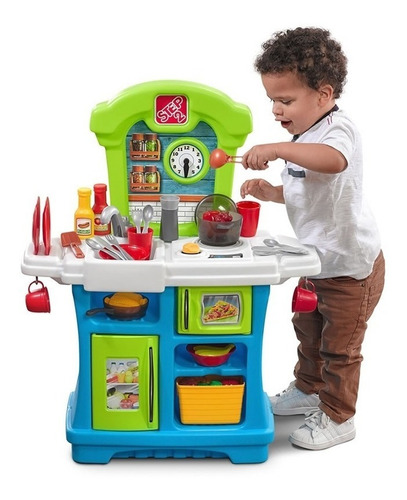 Cocina De Juguete, Cocinita Niños, Juego Infantil  - Step2 Color Verde