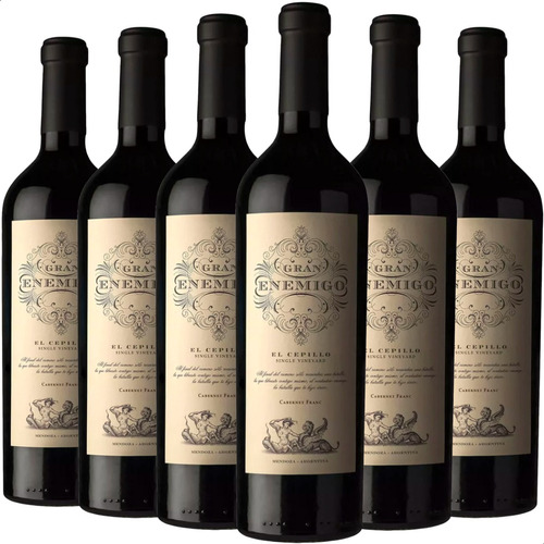 Vino El Enemigo El Cepillo Cabernet Franc Pack X6 01almacen