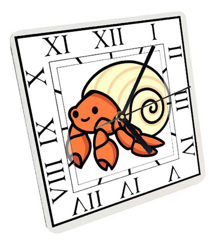 Reloj Madera Brillante Pared Y Mesa Dibujos De Animales A81