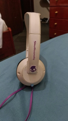 Fone Skullcandy Branco/roxo Spectrum Sound