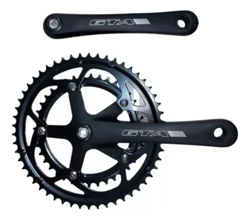 Pedivela Duplo Alumínio GTA para Bicicleta Speed e MTB 39/53