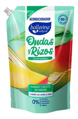 Ballerina Acondicionador Ondas Y Rizos 750ml