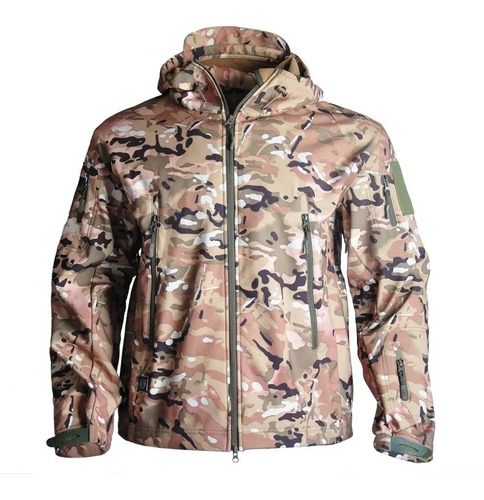 Campera Táctica De Softshell Impermeable Rompevientos