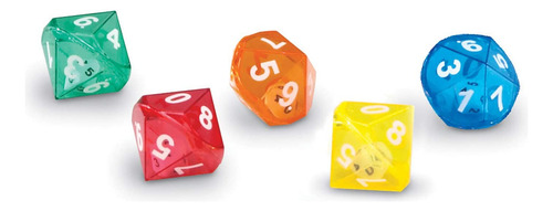 Juego De Dados En Dados De 10 Caras De Learning Resources