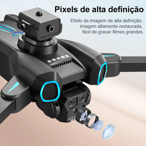 Genai Drone Profissional Ls-s4s Dual Camera Hd Motor Brushless Full 2 Bateria