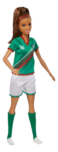 Barbie Jogadora De Futebol C Bola Mattel + Carro Conversível