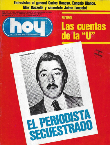 Revista Hoy 388 / 30 Diciembre 1984 / Sebastiano Bertolone