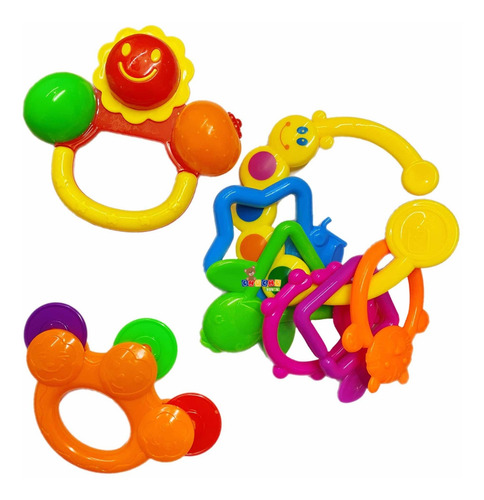 Juego De Sonaja Para Bebé Sonajeros 8pz