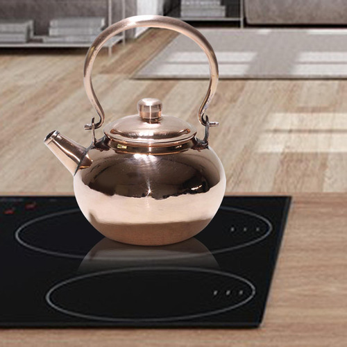 Hervidor De Agua Teaware De Cobre Sólido 1l Minitype