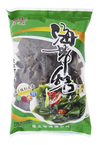 Algas Marinhas Fujian Desidratadas Kombu Nó Luoyuan 100g